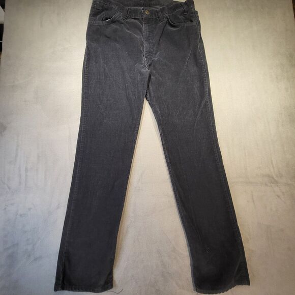 Vintage 70s Levi’s Corduroy Pants Mens 32x31 Navy - Picture 1 of 13